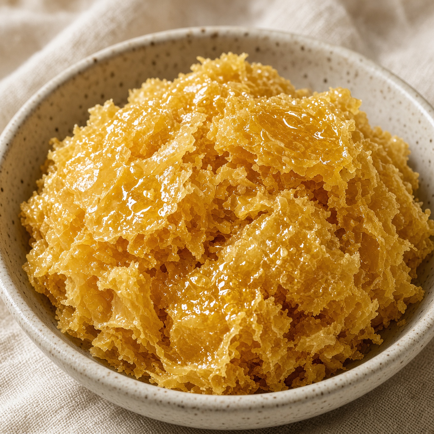 Beeswax cappings